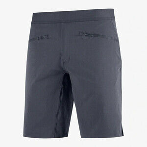 Salomon Men's Wayfarer Pull On Shorts Size 38US In Grey